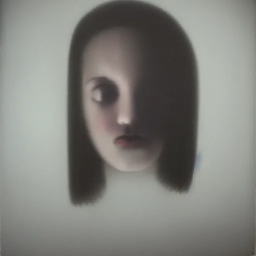 Image similar to depressed girl portrait, chiaroscuro lighting, by David Lynch