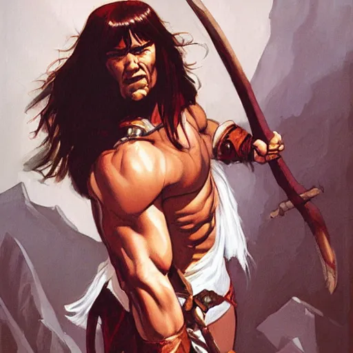 Image similar to Conan the Barbarian by Phil Noto