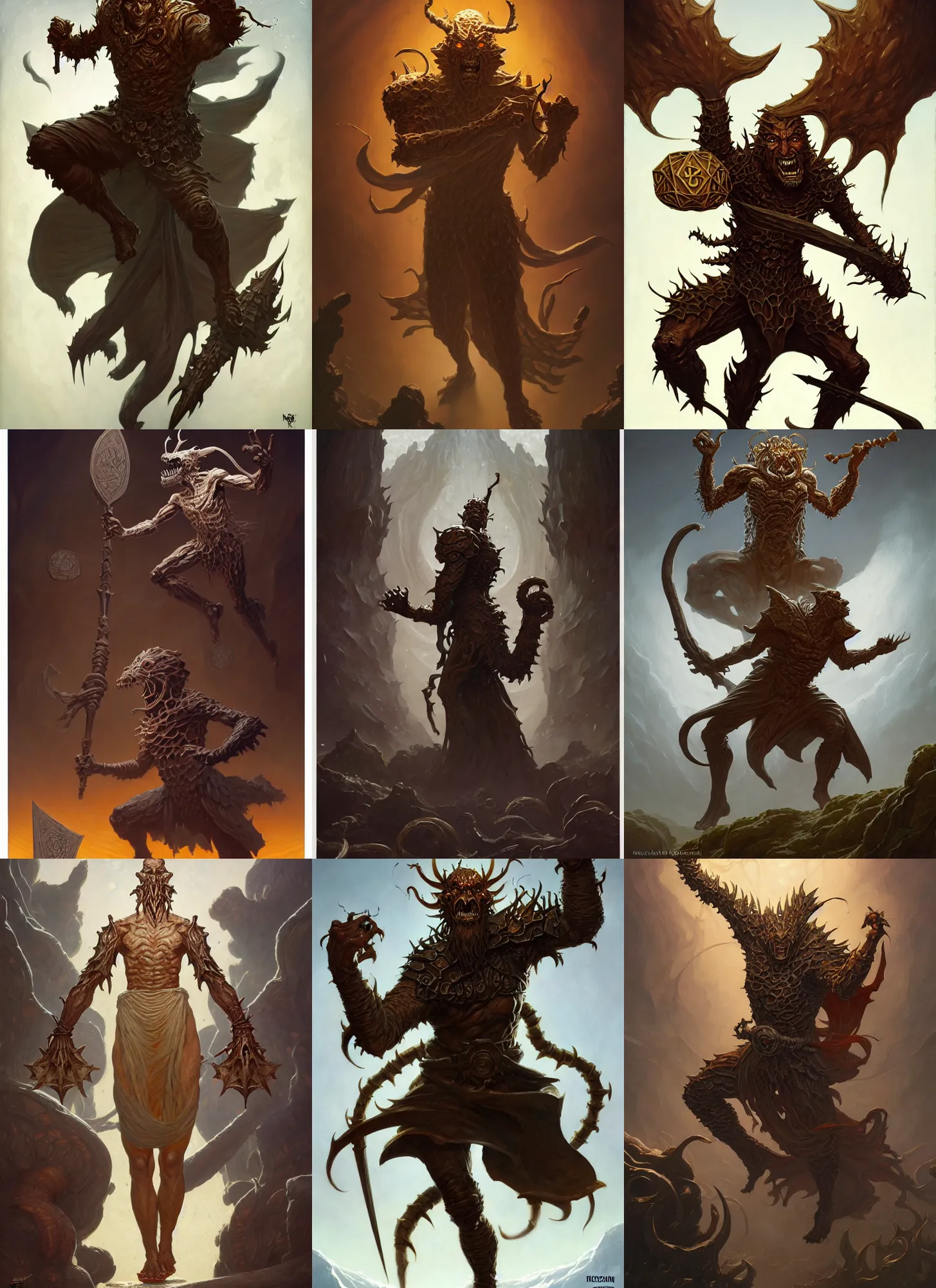 Prompt: full - body d & d mtg cursed construct on white background, action pose, intricate, highly detailed, digital painting, artstation, concept art, smooth, sharp focus, illustration, art by norman rockwell emiliano ponzi andrey remnev yoann lossel aaron jasinski, 8 k
