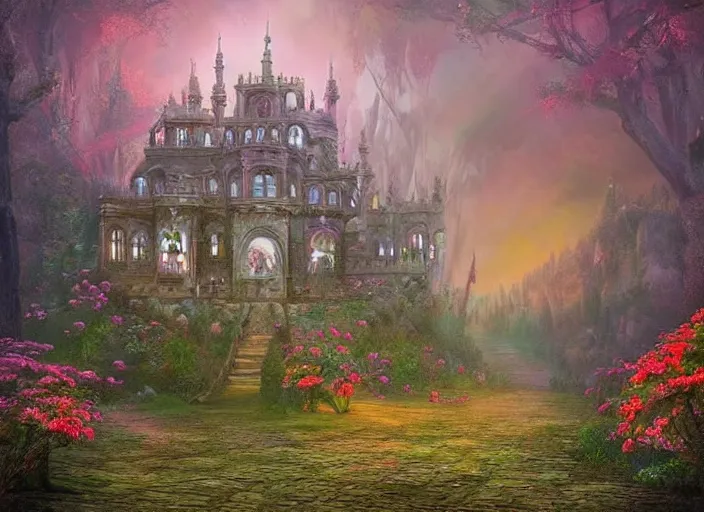 Image similar to a place you would see in a dream
