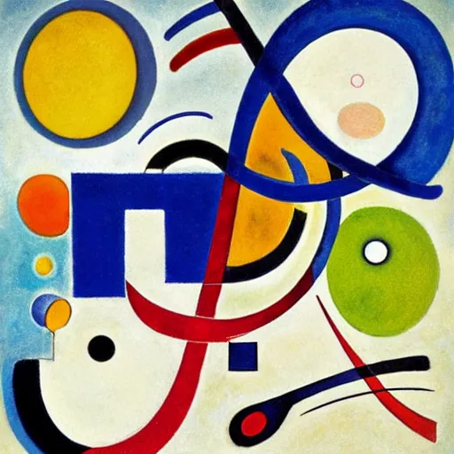 Image similar to novo nordisk logo by kandinsky, oil on canvas