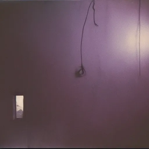 Prompt: polaroid by andrei tarkovsky and beksinski, surreal fever ray video of nordic house with smoke pouring out of the door into the sky, rim light, shot at night with studio lights, liminal space, photorealistic, high definition, technicolor, award - winning photography, masterpiece, amazing colors,