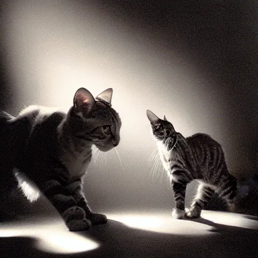 Prompt: 📷 mungojerrie and rumpleteazer, cats 1 9 9 8, dynamic lighting, portait