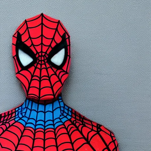 Image similar to 3 d printed collectible of snoop dog as spider man