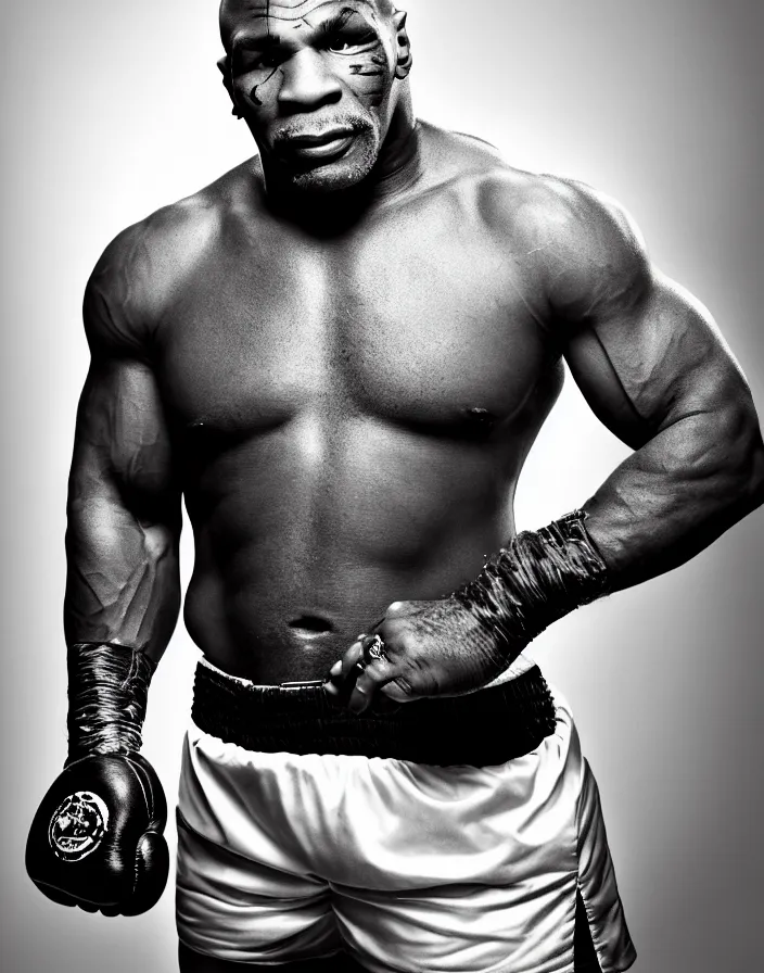 Image similar to photo portrait of Mike Tyson