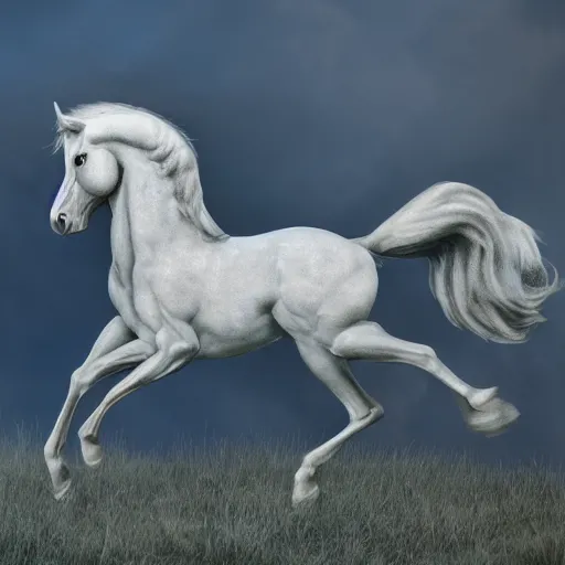 Image similar to the mythical Pegasus, photorealistic, 4k