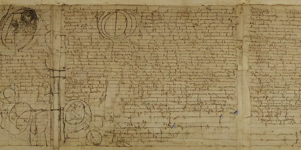 Prompt: the key for World Peace, analytic sketch blueprint by Leonardo da Vinci, detailed, damage paper