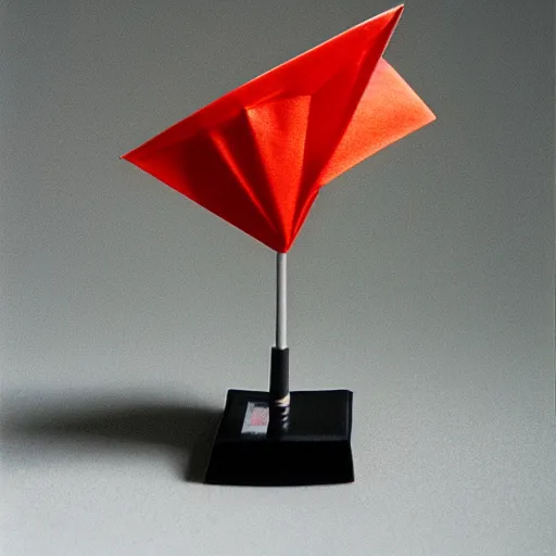 Prompt: Origami!!! representing Ed Harris, studio lighting, F 1.4 Kodak Portra