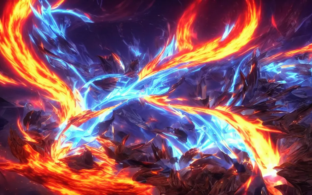 Image similar to flame vortex, phoenix, epic, immortality, divine, epic, shocking atmosphere, cinematic composition