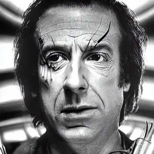 Image similar to film still of saul goodman in aliens, by hr giger