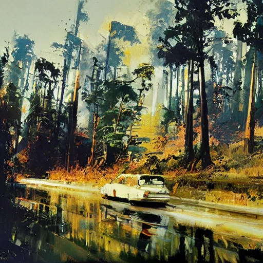 Image similar to A Landscape by John Berkey