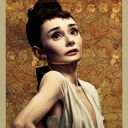 Image similar to audrey hepburn in a scene from yakuza, artstation, concept art, smooth, sharp focus, illustration, art by and greg rutkowski and alphonse mucha