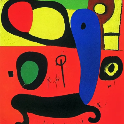 Image similar to the real art of the deal by joan miro