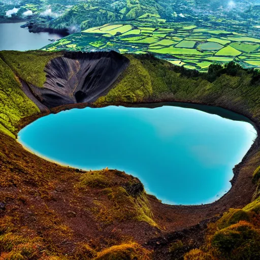 Image similar to azores fire lake