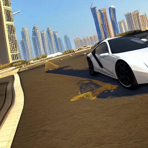 Prompt: gta : dubai, elegant