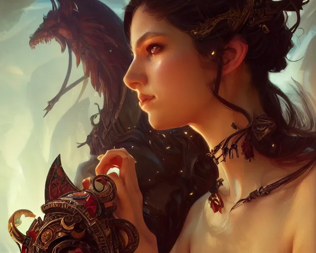 Image similar to photography of carmen saldana, deep focus, d & d, fantasy, intricate, elegant, highly detailed, digital painting, artstation, concept art, matte, sharp focus, illustration, hearthstone, art by artgerm and greg rutkowski and alphonse mucha