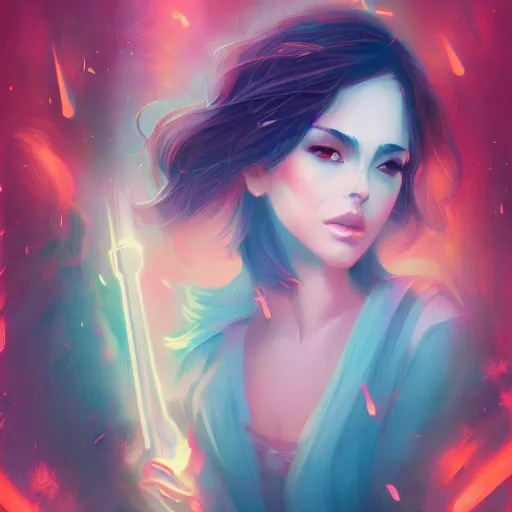 Image similar to la llronona. cinematic. ross tran.