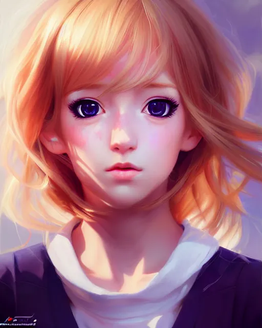 Prompt: portrait Anime freckled blonde space cadet girl Anna Lee anime cute-fine-face, pretty face, realistic shaded Perfect face, fine details. Anime. realistic shaded lighting by Ilya Kuvshinov Giuseppe Dangelico Pino and Michael Garmash and Rob Rey, IAMAG premiere, aaaa achievement collection, elegant freckles, fabulous