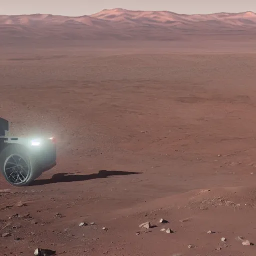 Image similar to Elon musk at mars 4k detail