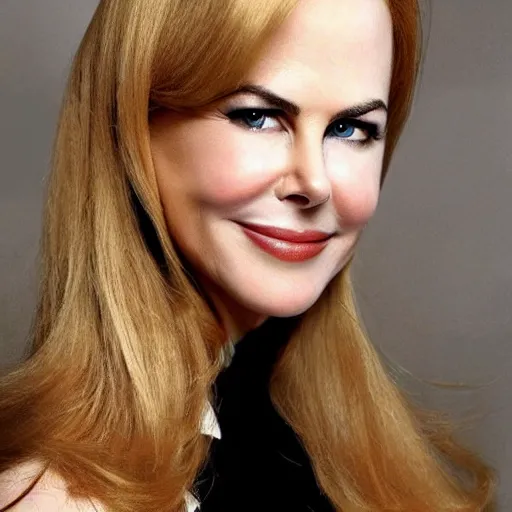 Image similar to face of Arab Nicole Kidman