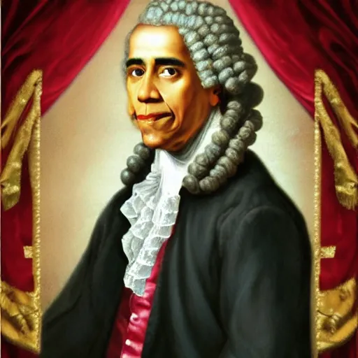 Image similar to baroque obama