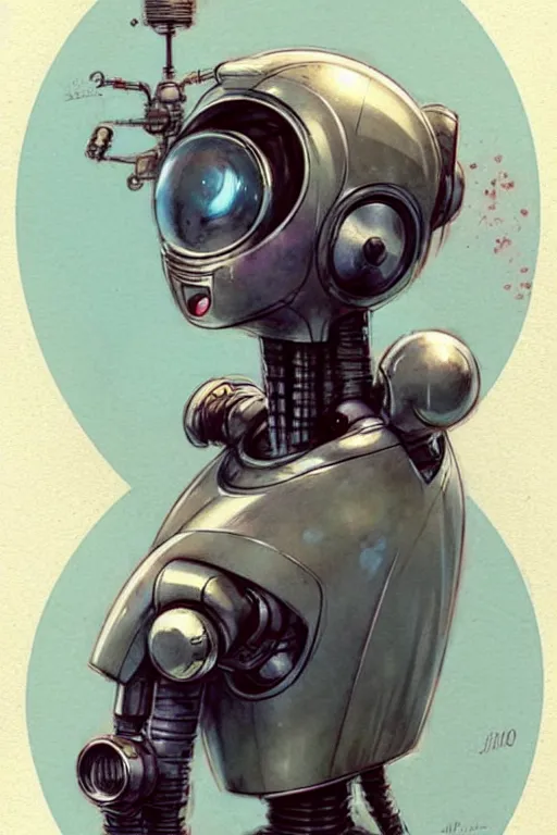 Image similar to ( ( ( ( ( 1 9 5 0 s retro future robot android 1 9 8 0 s robot rabbit. muted colors. ) ) ) ) ) by jean - baptiste monge!!!!!!!!!!!!!!!!!!!!!!!!!!!!!!