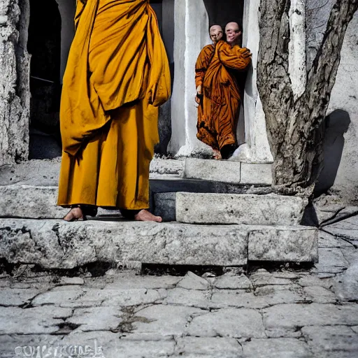 Image similar to oleg vdovenko, swat, monks