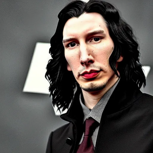 Prompt: Adam Driver as Severus Snape, ultrarrealistic