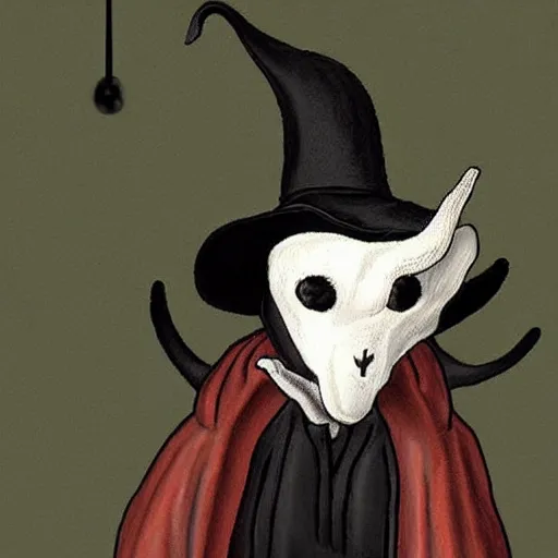 Image similar to the plague doctor as a goat