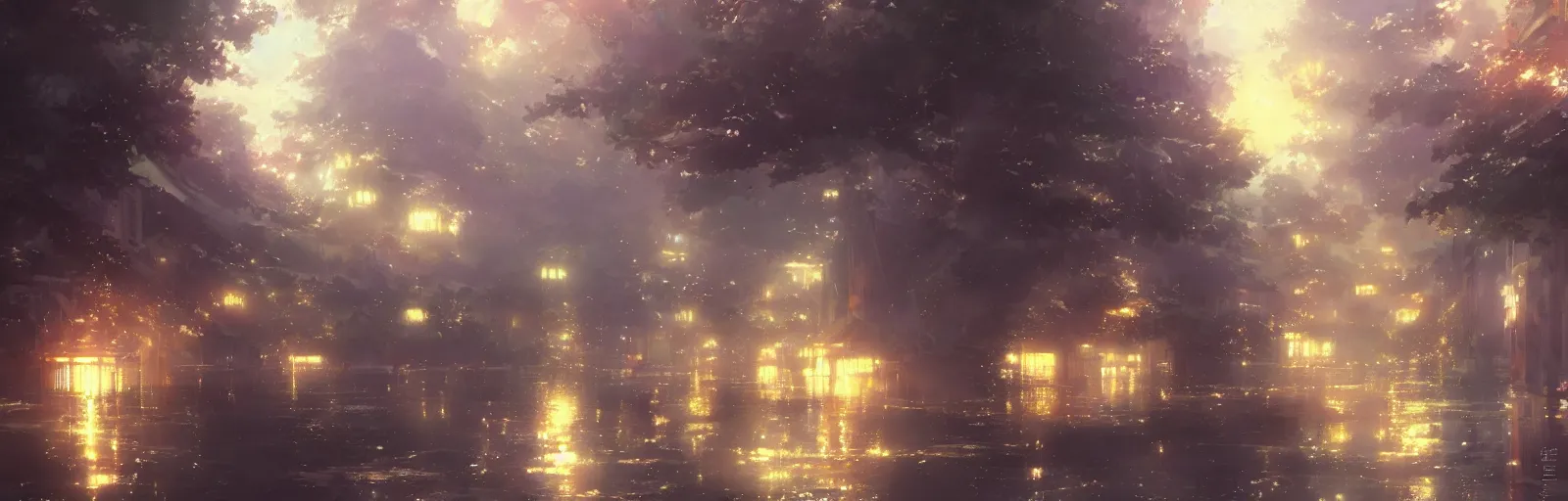 Image similar to anime kyoto animation key by greg rutkowski night ultrahd fantastic details