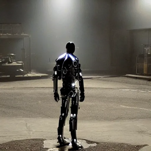 Prompt: movie still of cyborg, cinematic composition, cinematic light, criterion collection, by alfonso cuaron