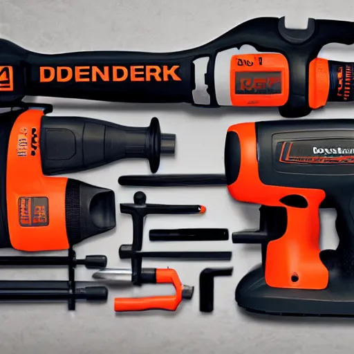 Prompt: black and decker tool collection