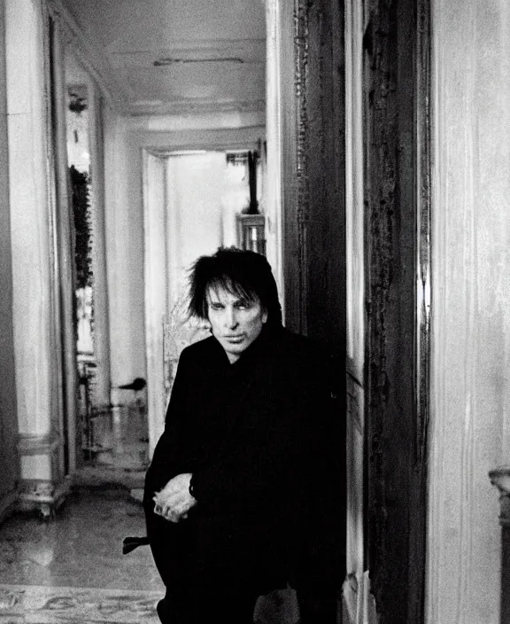 Image similar to portrait of michael cimino photographed by nan goldin