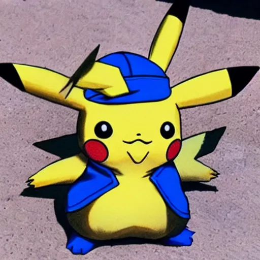 Prompt: pikachu but real