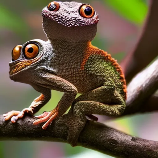 Image similar to tarsier chameleon hybrid