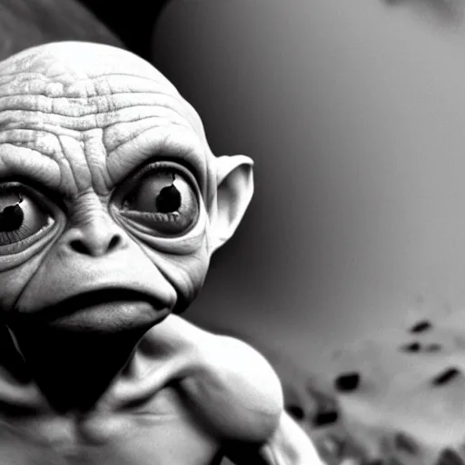 Prompt: Baby Gollum