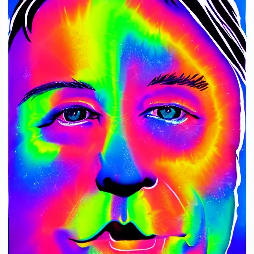 Image similar to alex jones by lisa frank