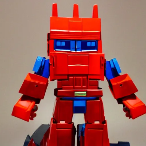 Prompt: baby optimus prime