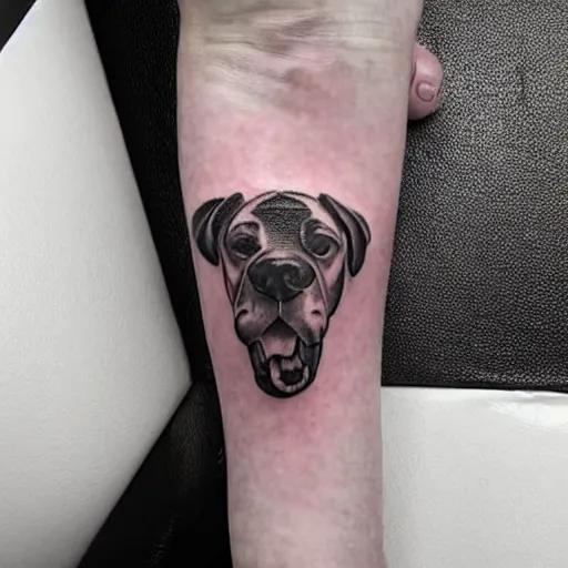 Image similar to very bad tattoo.