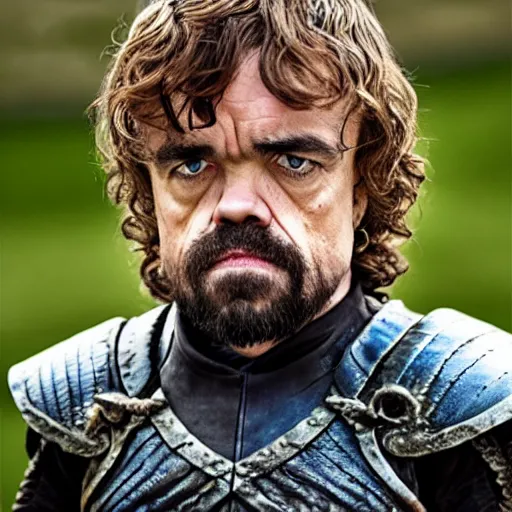 Image similar to peter dinklage as daenerys targaryen