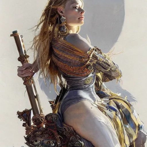 Image similar to highly detailed chair in the form of a margot robbie, art by donato giancola, eugene delacroix, ruan jia, carl larsson, peter mohrbacher. trending on artstation, intricate details, energetic composition, concept art, illustration, elegant art, global illumination