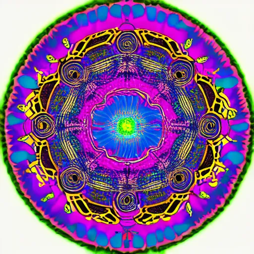 Prompt: Ween boognish mandala, psychedelic