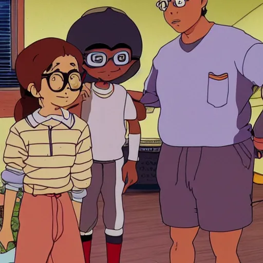 Prompt: urkel in a studio ghibli film