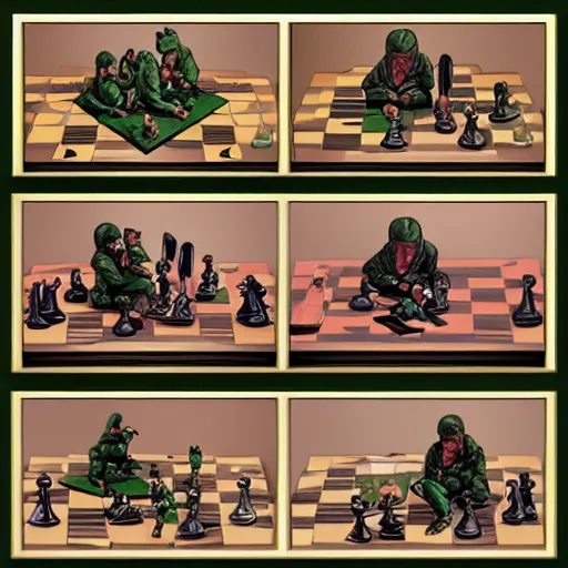 ArtStation - Halo Chess Board