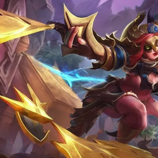 Prompt: Cara Delavigne in League of Legends