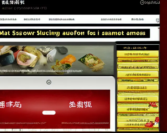 Prompt: old ancient chinese website full of spam. internet explorer window is glitching out. mum wtf