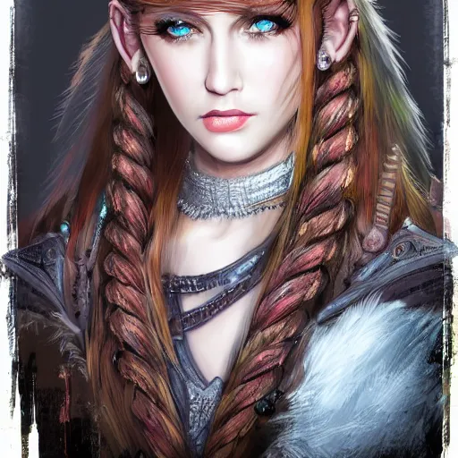 Prompt: a highly detailed headshot portrait of a fantasy character