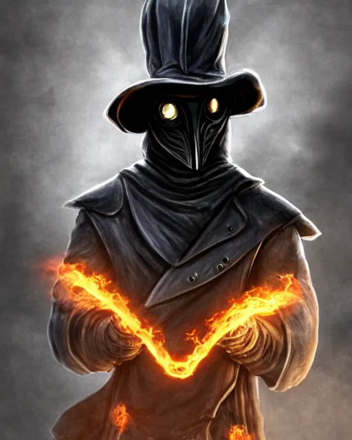 Prompt: a plague doctor as ghost rider, warframe armor, rough drawing, symmetric, dreamy, half burnt plague doctor mask, fireeyes, charlize theron, detailed, old style platform, desert, experiment, 4 k, ultra - realistic, epic lighting, illuminated, cinematic, masterpiece, art by akihito tsukushi, voidstar