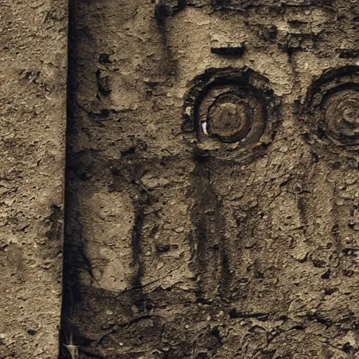 Image similar to closeup of an old wall pareidolia