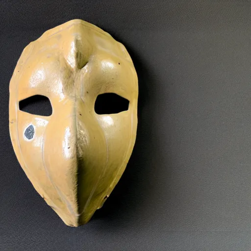 Prompt: photo of paleolithoc mask